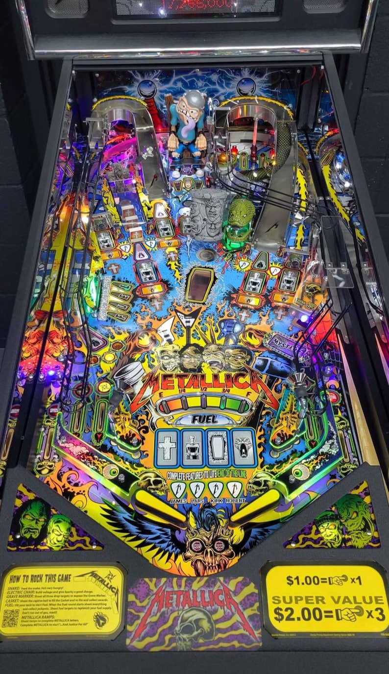 Metal Edition Pinball Machine