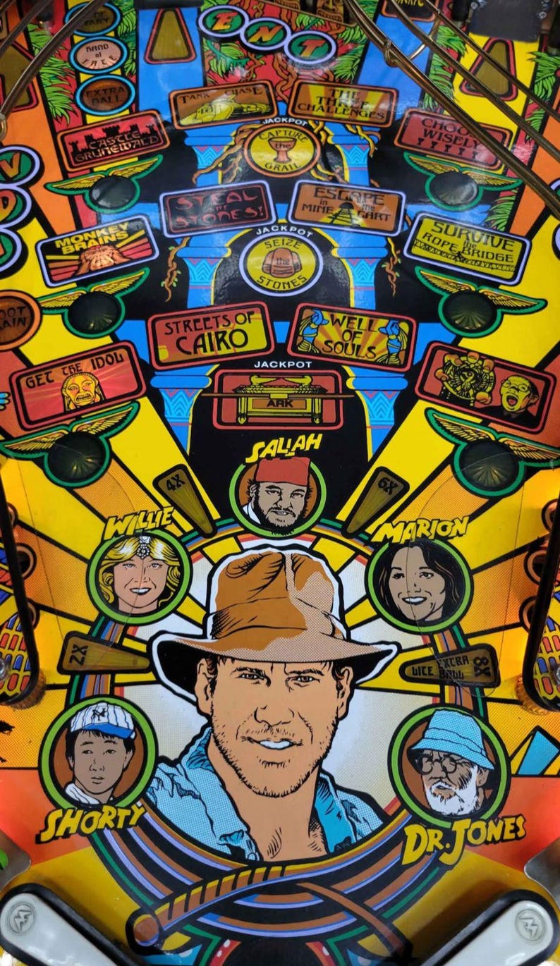 Indiana Jones Edition Pinball Machine