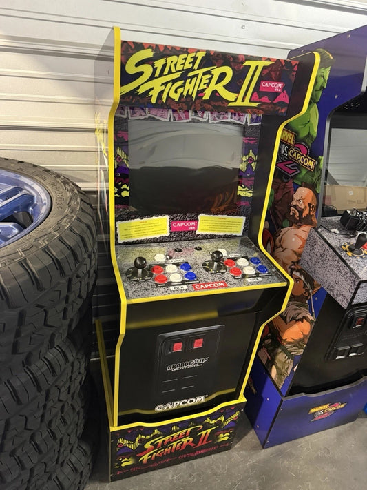 Arcade1Up Cap Com Street Fighter II Stand-Up Cabinet Arcade Machine