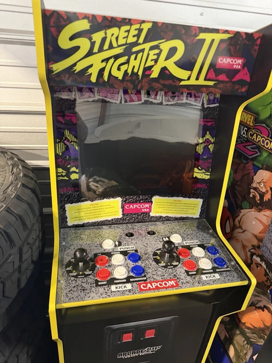 Arcade1Up Cap Com Street Fighter II Stand-Up Cabinet Arcade Machine