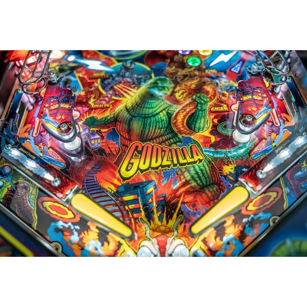 Stern Godzilla Premium Pinball Machine with Installed Shaker Motor