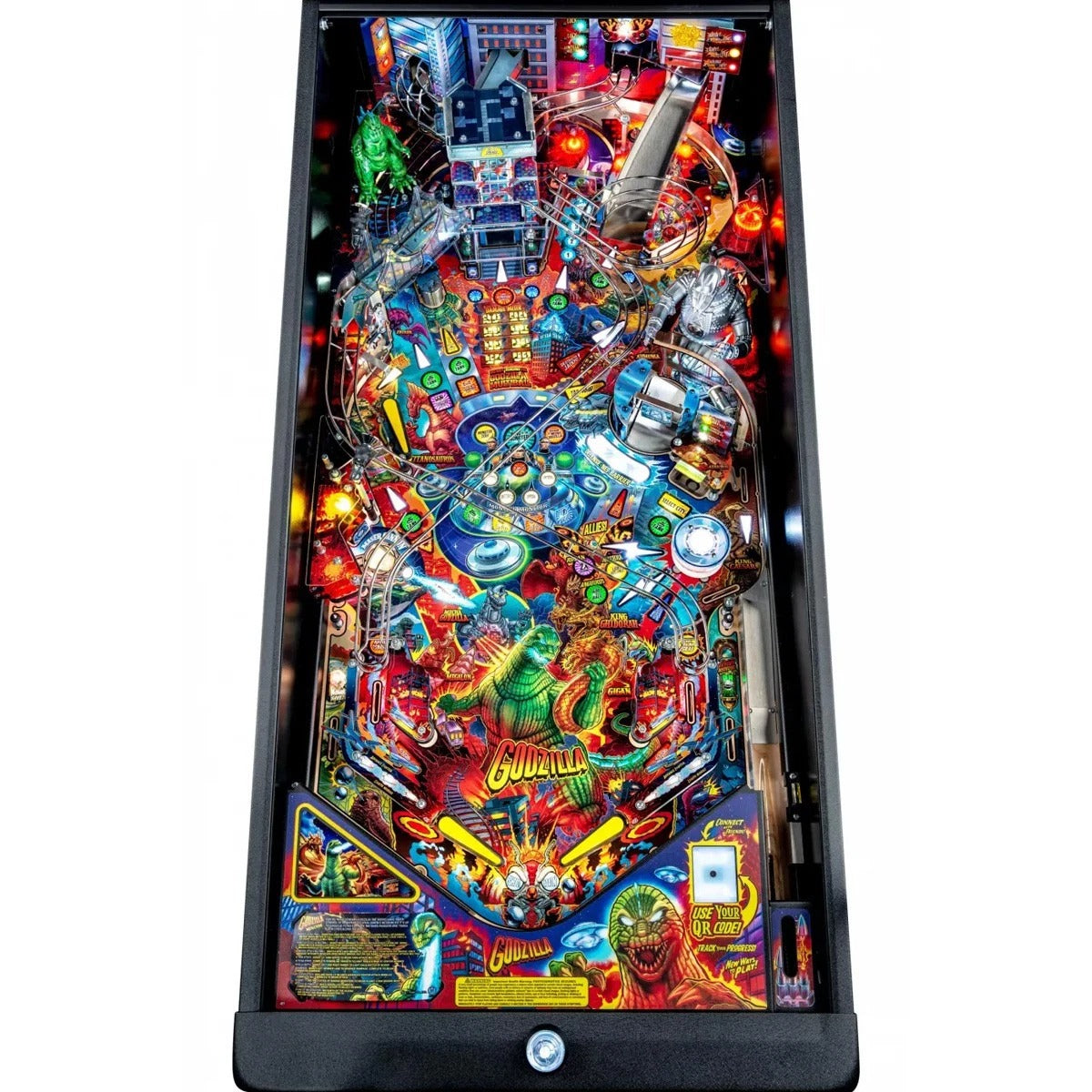 Stern Godzilla Premium Pinball Machine with Installed Shaker Motor