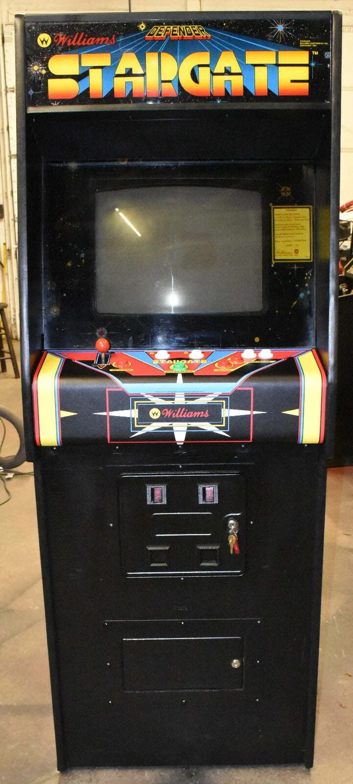 STARGATE ARCADE MACHINE by WILLIAMS (Excellent Condition)