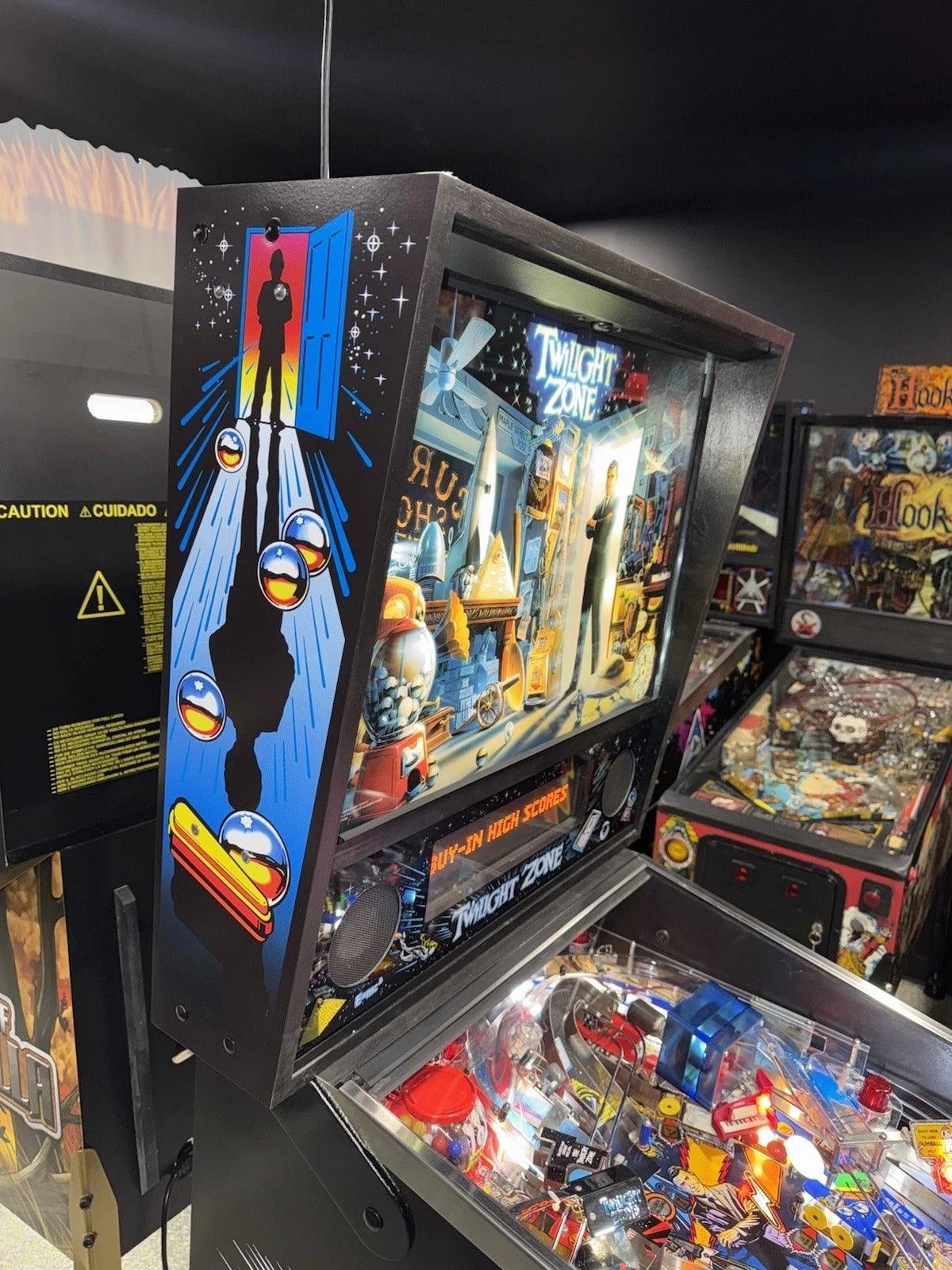 Twilight Zone Pinball Machine Bally 1993 LEDs Free Ship Orange County Pinballs