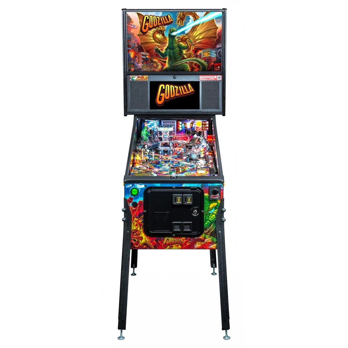 Stern Godzilla Premium Pinball Machine with Installed Shaker Motor