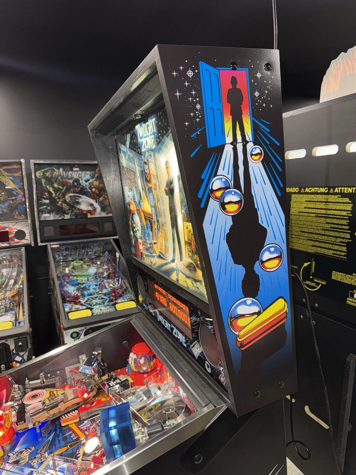 Twilight Zone Pinball Machine Bally 1993 LEDs Free Ship Orange County Pinballs